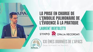 Prise en charge de lembolie pulmonaire de lévidence à la pratique [upl. by Nhar]