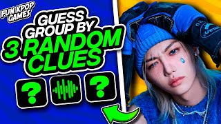 ✨ULTIMATE GUESS THE KPOP GROUP BY 3 RANDOM CLUES 1️⃣2️⃣3️⃣ 1  FUN KPOP GAMES 2024 [upl. by Mackie450]