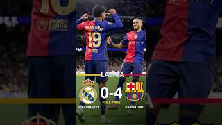 How Barcelona destroyed Real Madird 04 LALIGA J11 Highlights amp All Goals 2425 HDshorts [upl. by Marten]