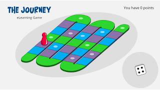 Articulate Storyline  Gamification  Journey quotBoard gamequot Quick Tour [upl. by Olra58]