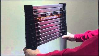 Telescopic Ladder  Revolutionary soft close design [upl. by Hepsoj]