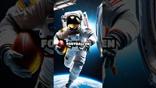 FOOTBALL et EXPLORATION SPATIALE football facts space astronomy footballshorts shorts nasa [upl. by Anitsihc51]