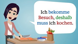 Deutsch lernen  Ich möchte fit bleiben  deshalb jogge ich [upl. by Miche]