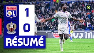 Résumé OL  OGC Nice  J22 Ligue 1 Uber Eats  Olympique Lyonnais [upl. by Leahcimnaes]