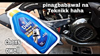 Change oil CALTEX DELO GOLD Swabe [upl. by Sukram]