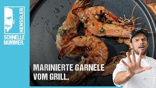 Schnelles Marinierte Garnele vom Grill Rezept von Steffen Henssler [upl. by Teews]