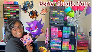 My Life as a Small Business Owner  Perler Wall and Studio Tour [upl. by Idolla46]