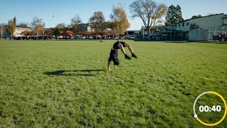 Guinness World Record  The Most Back Handsprings in 60 Seconds EVER by Rangiora High School Student [upl. by Dow]