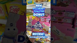 Food Review Are the NEW Pillsbury Toaster Donuts good or disappointing food review donuts [upl. by Eyllom]