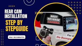 HOW TO INSTALL REVERS CAMRA IN ANY CAR AT HOME STEP BY STEP GUIDE [upl. by Prudence]