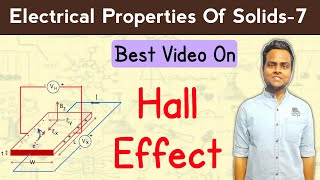 Hall Effect In Semiconductor  Hall Coefficient  Applications Of Hall Effect [upl. by Onafets252]