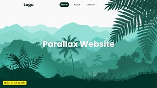 Creating a Stunning Parallax Scrolling Website with HTML CSS and JavaScript [upl. by Bouchier525]