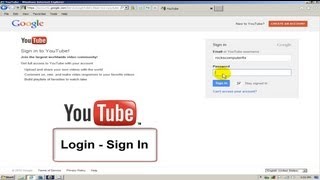 How to login to Youtube  sign in Free amp Easy [upl. by Nnave209]