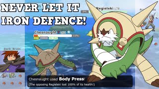 NEVER LET CHESNAUGHT IRON DEFENCE Pokemon Showdown Random Battles [upl. by Tiffani]