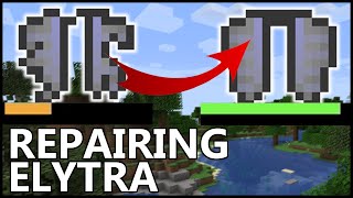 How To REPAIR ELYTRA In Minecraft [upl. by Meier106]