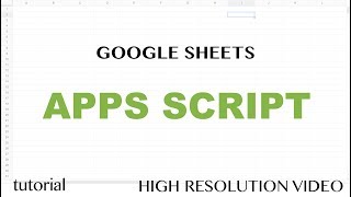 App Script Tutorial  Google Sheets  For Loops Looping Through Cells Variables Comments  Part 2 [upl. by Tihw]