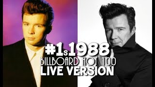 Billboard Hot 100 1 Songs of 1988 Live Version [upl. by Suiram]