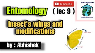 Insects Wings and its modifications  Wing coupling  Wing venation  Entomology goforagriculture [upl. by Verda]