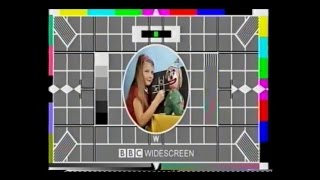 BBC1 Continuity and Rebroadcast Tests  9104  Test Card F [upl. by Hsirrap]