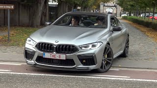 BMW M8 Competition  Accelerations Sounds amp Powerslide [upl. by Llennahc833]