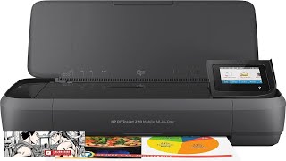 HP OfficeJet 250 AllinOne Portable Printer with Wireless amp Mobile Printing Works Review [upl. by Ettevets881]