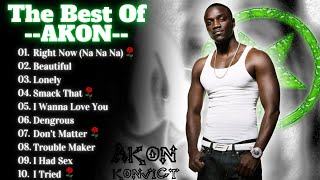 Akon Songs Playlist 2024  The Best Of Akon  Greatest Hits Full Album 2024 Lyrics [upl. by Ainet]