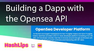 Building a Dapp with the Opensea API [upl. by Ralaigh]