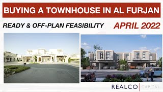 Townhouses in Al Furjan Murooj Furjan amp Jebel Ali Village Explained  April 2022 [upl. by Engvall475]