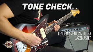 TONE CHECK Fender American Ultra Series Jazzmaster Guitar Demo  No Talking [upl. by Burdelle]