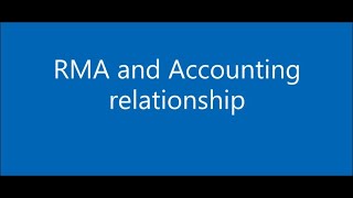 RMA and Accounting relationship  Swift payments [upl. by Uaeb]