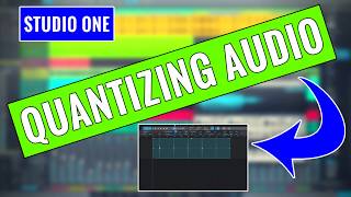 Quantizing audio in Studio One  OBEDIAcom [upl. by Alyahs278]