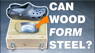 How I made steel toe crocs with wood [upl. by Noillid]