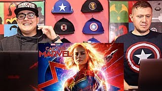 Captain Marvel  Official Trailer Reaction [upl. by Lennej]