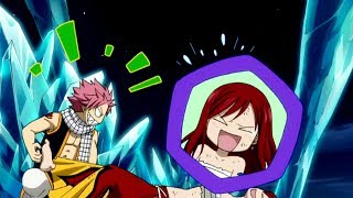 Fairy Tail  Natsu tickles Erza [upl. by Bluefield]