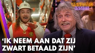 Johan over BN’ers in Jumboreclame ‘Neem aan dat zij met zwart geld betaald zijn’  VANDAAG INSIDE [upl. by Assirrem]