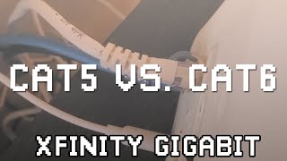 Xfinity 1000mbps Speed Test Cat5 Ethernet Vs Cat6 Ethernet [upl. by Adalard]