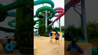 Crazy water park slides swim funny waterpark [upl. by Bloomer550]