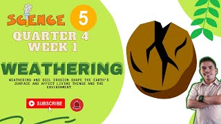 SCIENCE 5 QUARTER 4 WEEK 1  WEATHERING [upl. by Kristos]