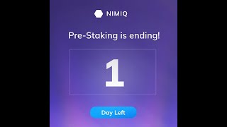 🚨 Last Day for Nimiq PreStaking 🚨 [upl. by Lunna]