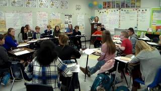 Socratic Seminar in the 7th grade ELA Classroom [upl. by Yahs]