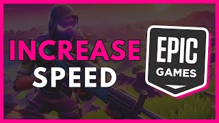 How to Increase a Download Speed in Epic Games  Epic Games Tutorial [upl. by Woehick]