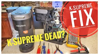 HOW TO FIX Keurig KSupreme Coffee Maker DEAD NO POWER  How To Reset Thermostat Inside [upl. by Kram]