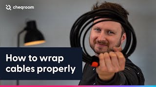 How to wrap cables properly 2 techniques that work [upl. by Sheets]