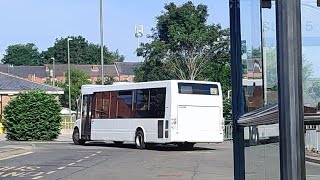 Absolute Rocket Hulleys of Baslow 2 YJ57 XWN Optare Solo Cummins [upl. by Anaimad]