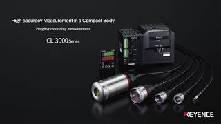 Compact and Accurate Displacement Sensor  KEYENCE CL3000 [upl. by Treblig]