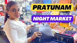 Pratunam Night Market Bangkok Thailand  Cheapest Market in Bangkok  Wholesale Market in Bangkok [upl. by Navek963]