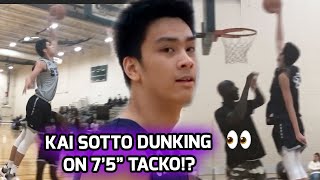 72quot Filipino Phenom Kai Sotto Dominates Basketball Without Borders Camp Works Out With NBA Stars 🤩 [upl. by Maclay924]