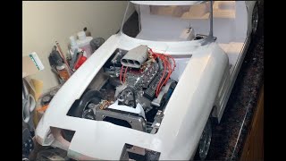 427 Super Charged Conley V8 in Quarter Scale Corvette [upl. by Haymes]