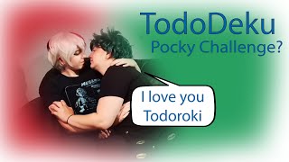 TodoDeku  Pocky Challenge  Challenge 2 [upl. by Heywood]