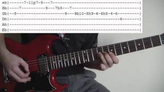 Say It Aint So by Weezer  Full Guitar Lesson amp Tabs w SOLO [upl. by Wandie]